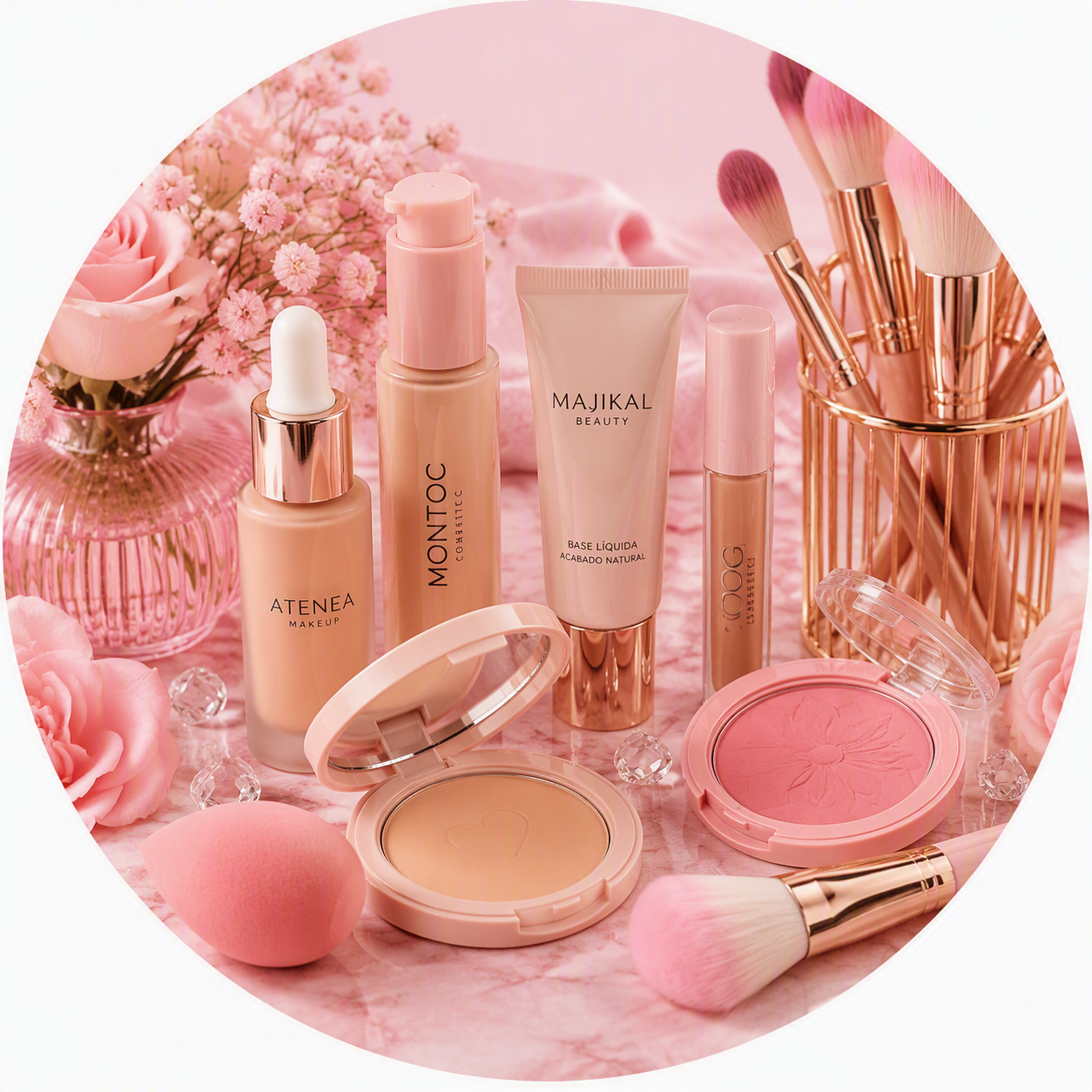Categoría de maquillaje rostro